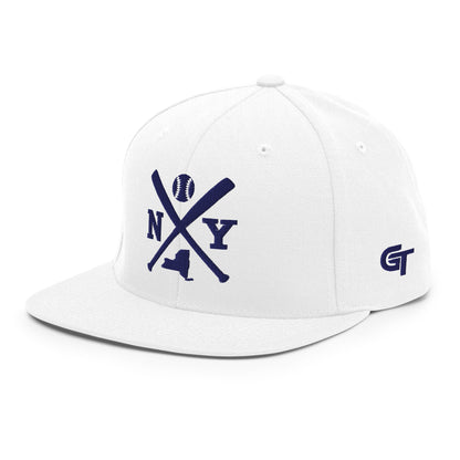 NY Baseball Snapback Cap Retro New York Baseball Bats Hat