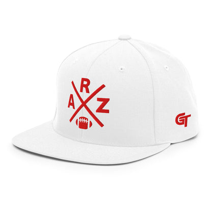 Arizona Football Snapback Cap Retro ARZ Football Cross Hat