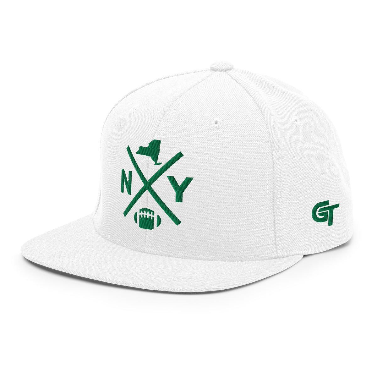 NY Football Snapback Cap Retro New York Football Cross Hat