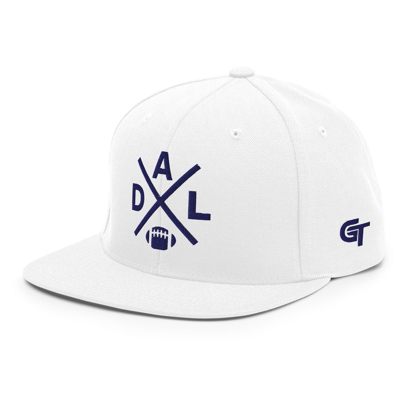 Dallas Football Snapback Cap Retro DAL Football Cross Hat