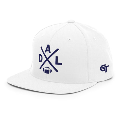 Dallas Football Snapback Cap Retro DAL Football Cross Hat
