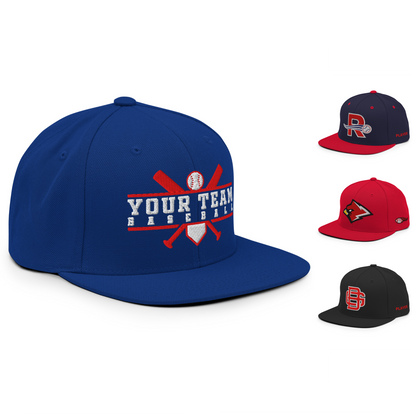 Custom Embroidered Snapback Hat | Team Logo Cap