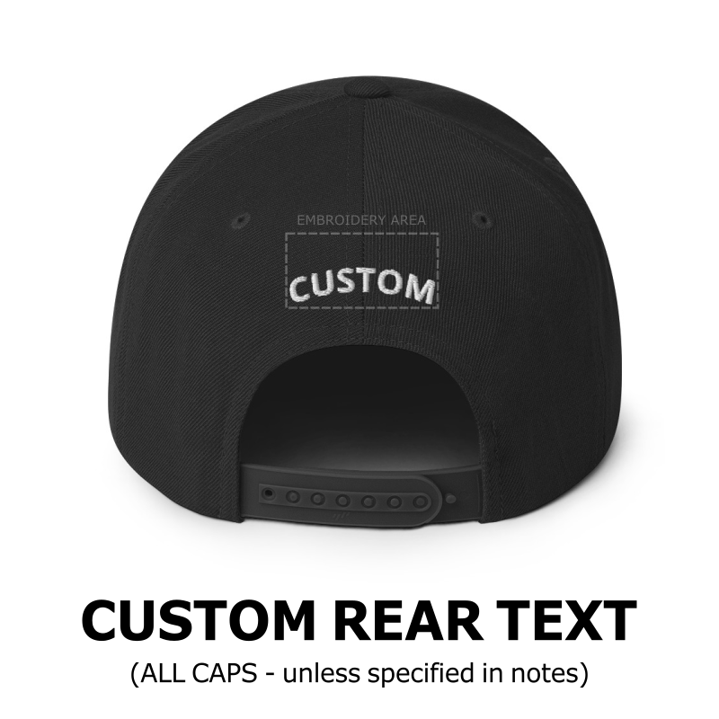 Custom Embroidered Snapback Hat | Team Logo Cap