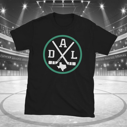 Retro Dallas Hockey Emblem Vintage DAL T-Shirt