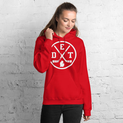 Retro Detroit Hockey Emblem Vintage DET Sweatshirt Pullover Hoodie