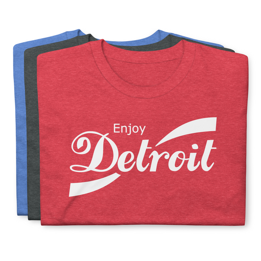 Enjoy Detroit Funny Retro Detroit Parody T-Shirt