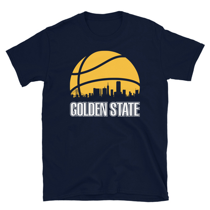 Retro Golden State Basketball Skyline T-Shirt