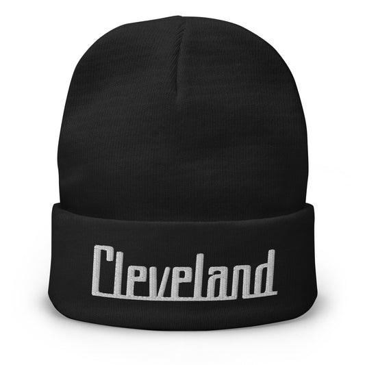 Retro Cleveland Beanie Cap Vintage Cleveland OH Winter Hat