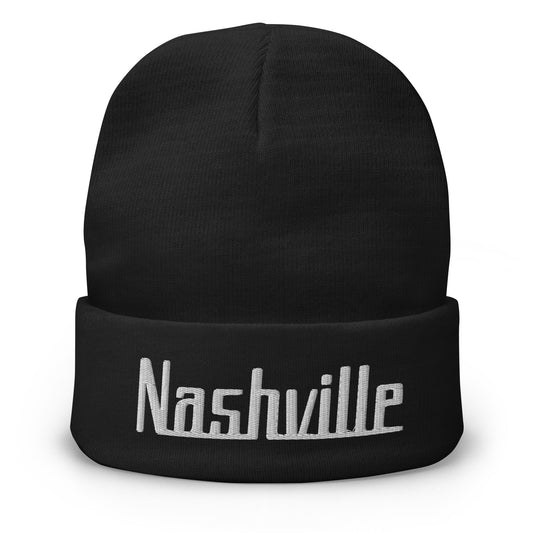 Retro Nashville Beanie Cap Vintage Nashville TN Winter Hat