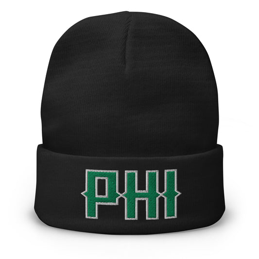 Vintage PHI Beanie Retro Philadelphia Football Winter Hat