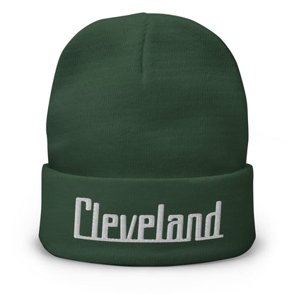 Retro Cleveland Beanie Cap Vintage Cleveland OH Winter Hat