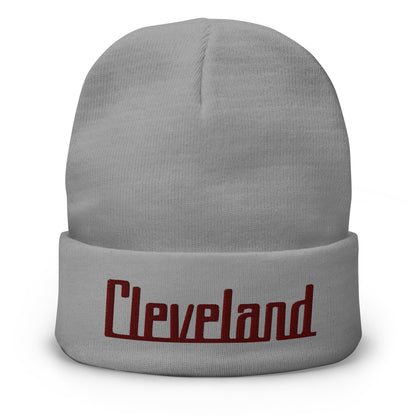 Retro Cleveland Beanie Cap Vintage Cleveland OH Winter Hat