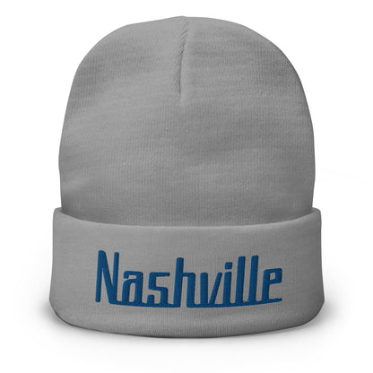 Retro Nashville Beanie Cap Vintage Nashville TN Winter Hat