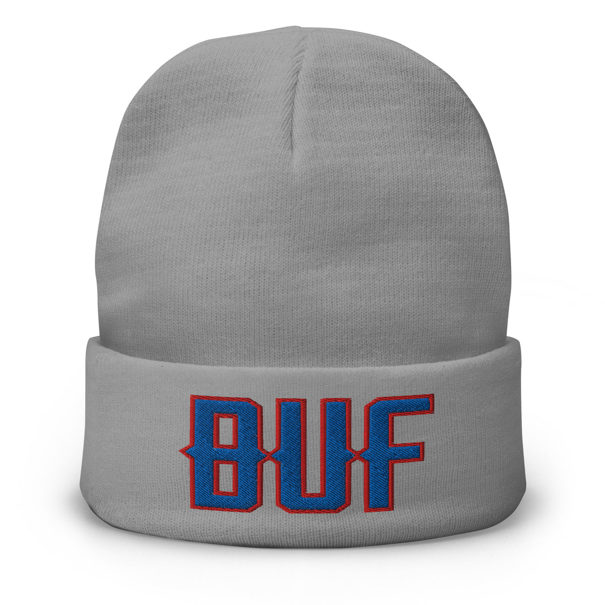 Vintage BUF Beanie Retro Buffalo Football Winter Hat