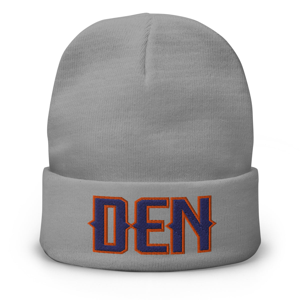Vintage DEN Beanie Retro Denver Football Winter Hat