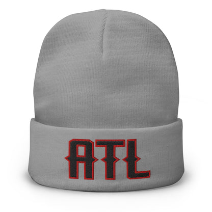 Vintage ATL Beanie Retro Atlanta Football Winter Hat
