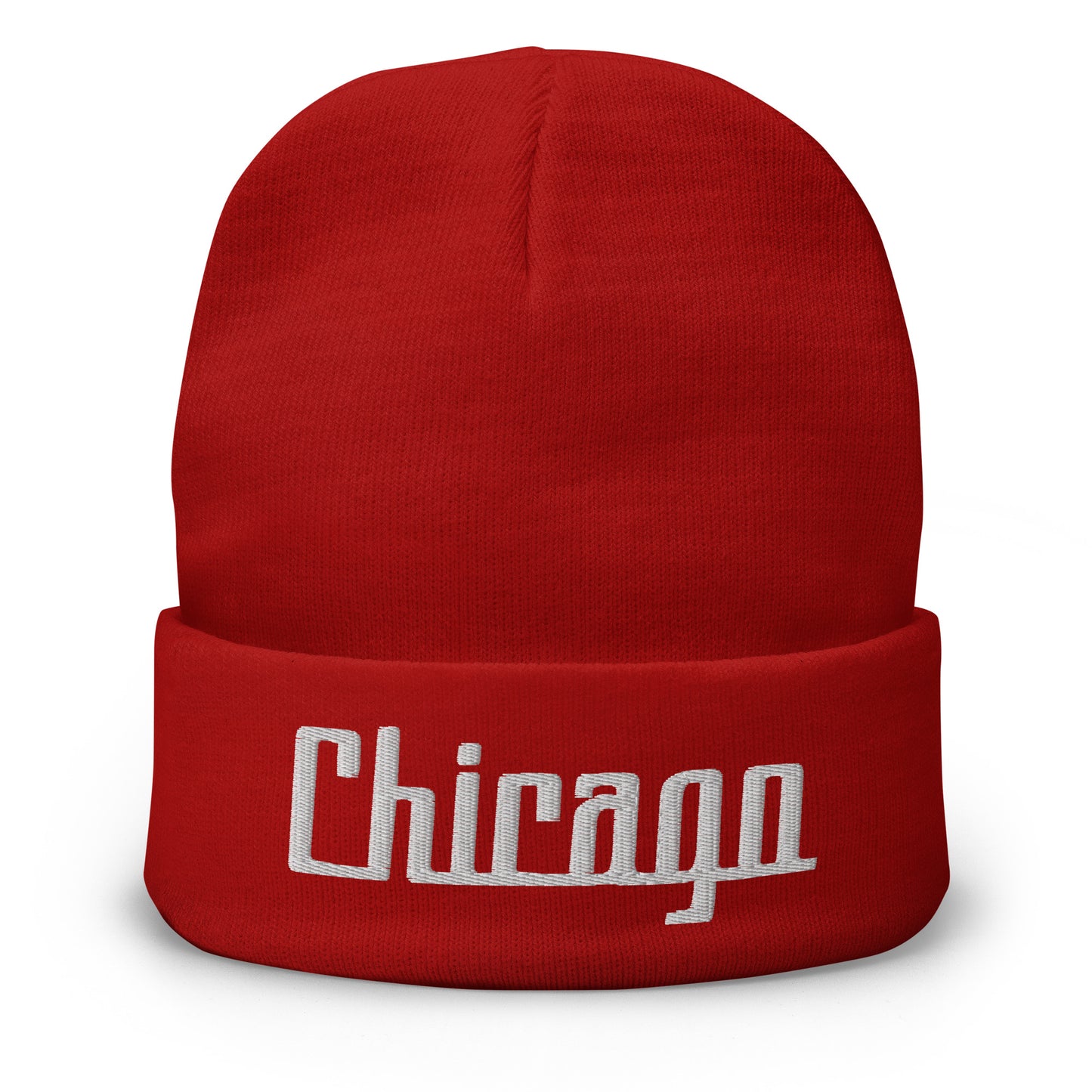 Retro Chicago Beanie Cap Vintage Chicago IL Winter Hat