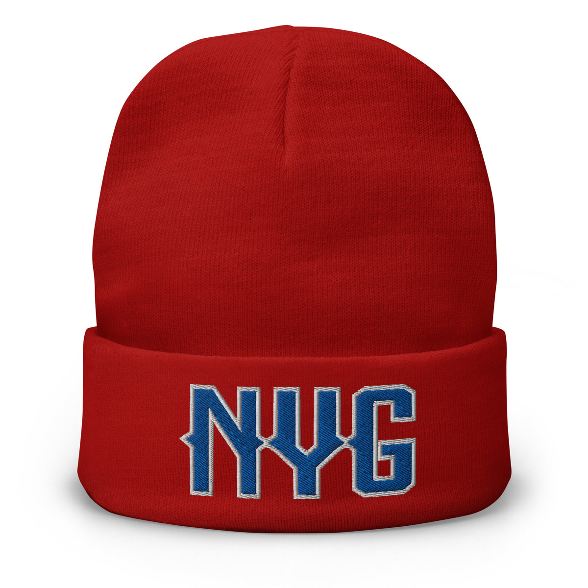 Vintage NYG Beanie Retro New York Football Winter Hat