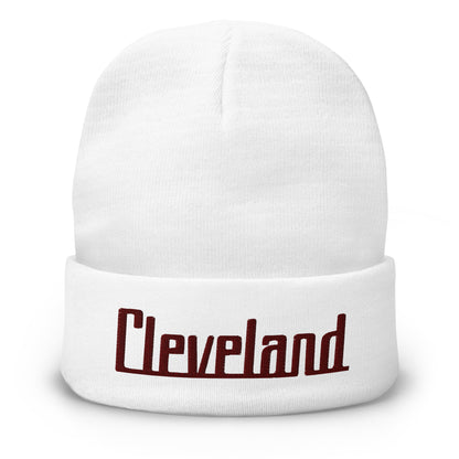 Retro Cleveland Beanie Cap Vintage Cleveland OH Winter Hat