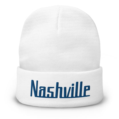 Retro Nashville Beanie Cap Vintage Nashville TN Winter Hat