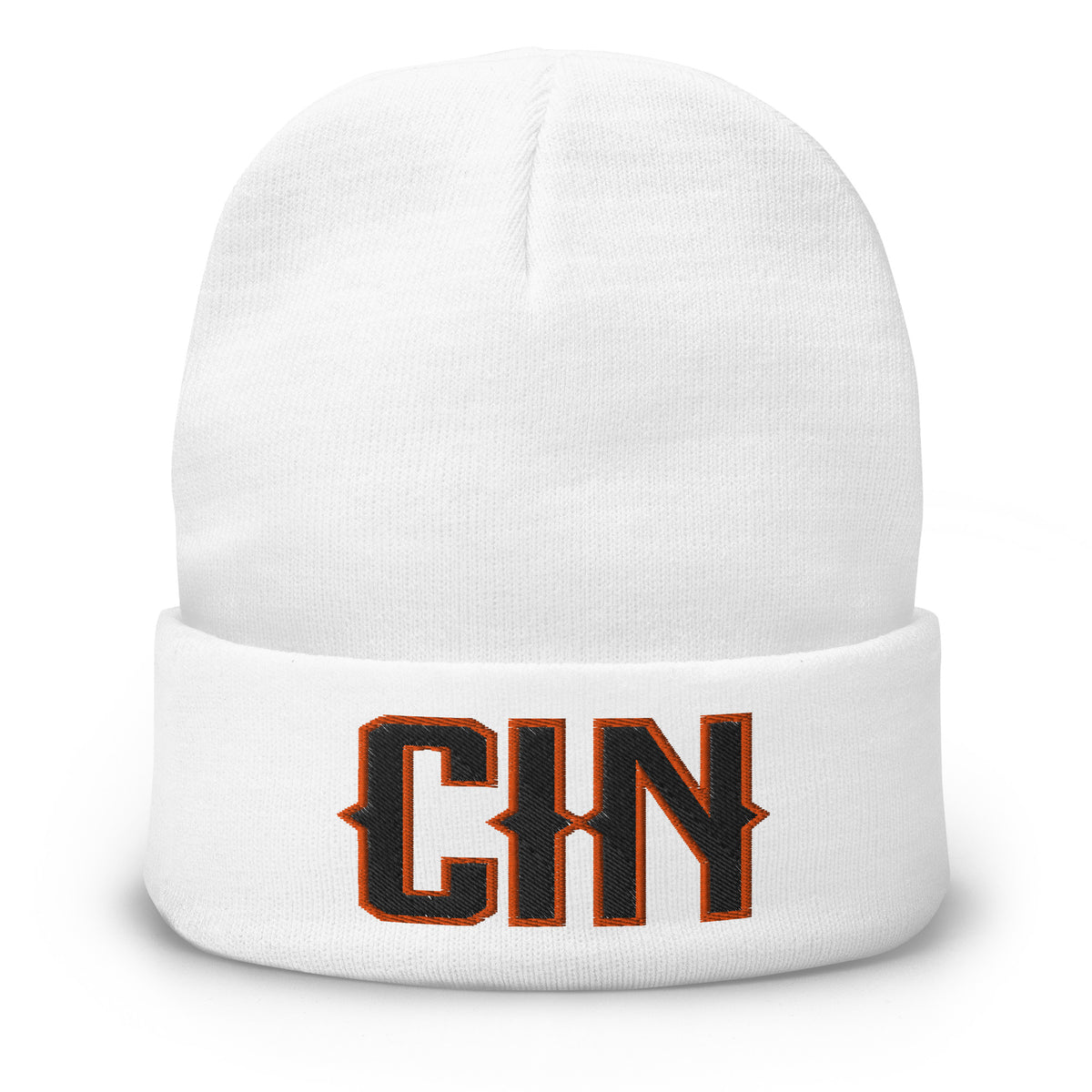 Vintage CIN Beanie Retro Cincinnati Football Winter Hat