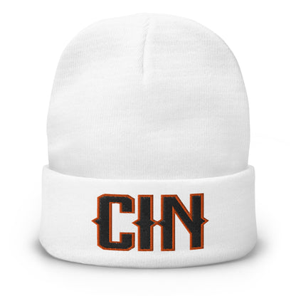 Vintage CIN Beanie Retro Cincinnati Football Winter Hat