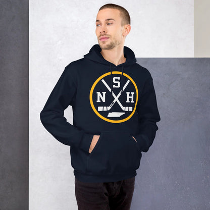 Retro Nashville Hockey Emblem Vintage NSH Sweatshirt Pullover Hoodie