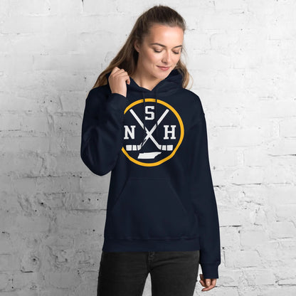 Retro Nashville Hockey Emblem Vintage NSH Sweatshirt Pullover Hoodie