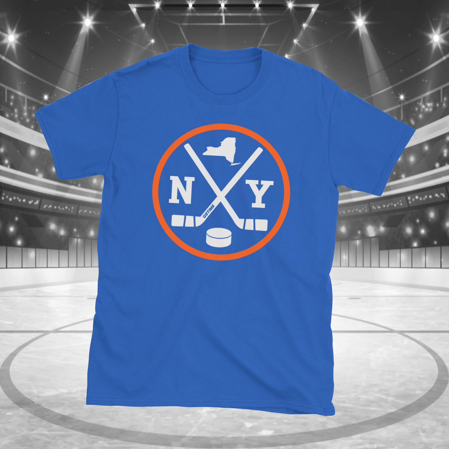 Retro New York Hockey Emblem Vintage NY T-Shirt