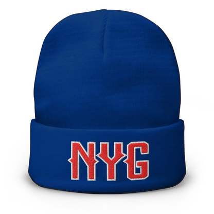 New York Football Retro NY Giant Winter Beanie Cap Hat
