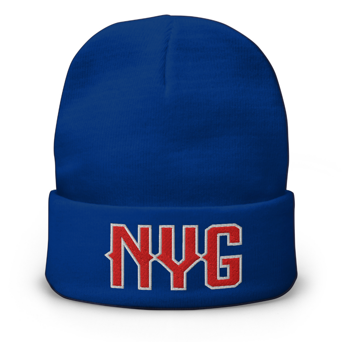 Vintage NYG Beanie Retro New York Football Winter Hat