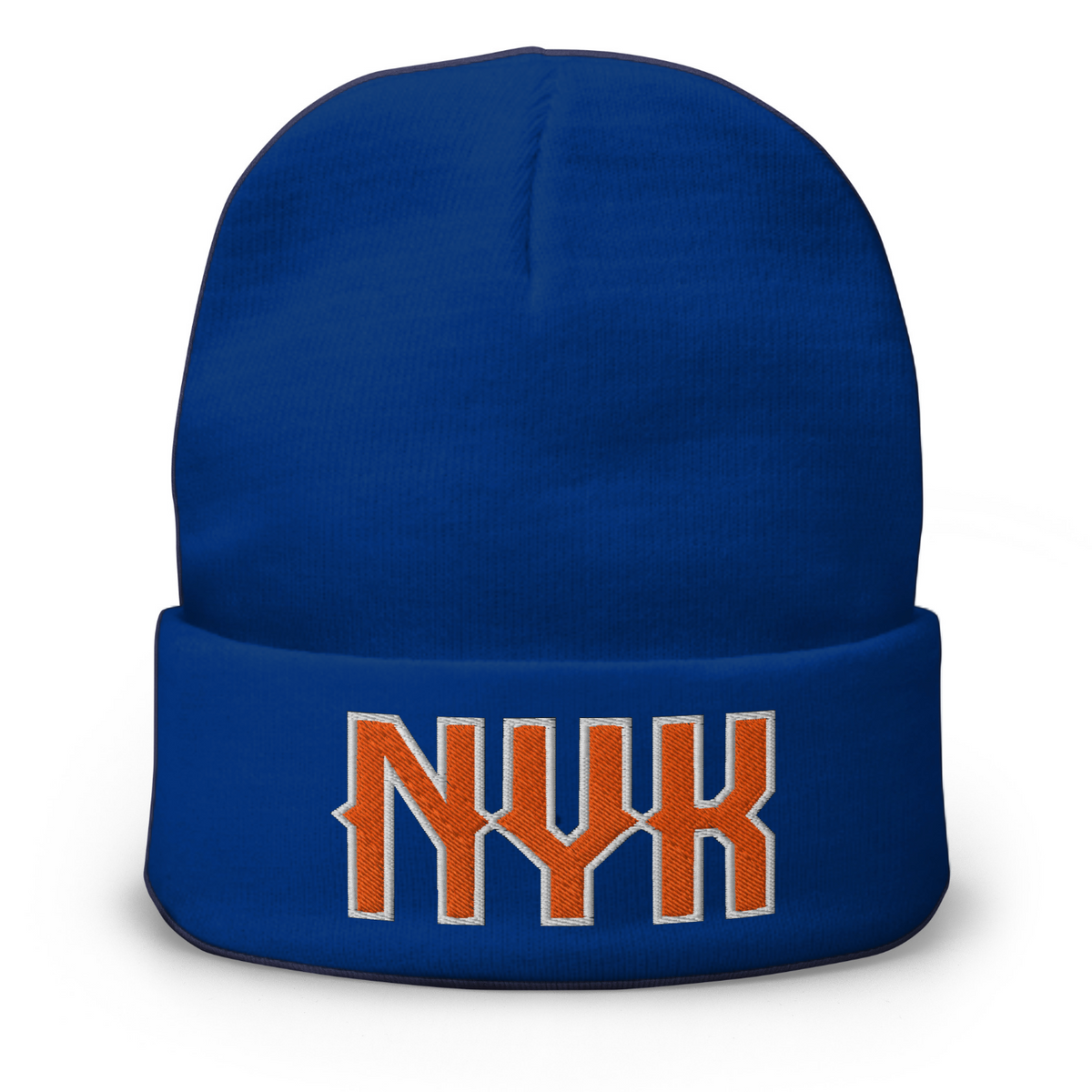Vintage NYK Beanie Retro New York Basketball Winter Hat