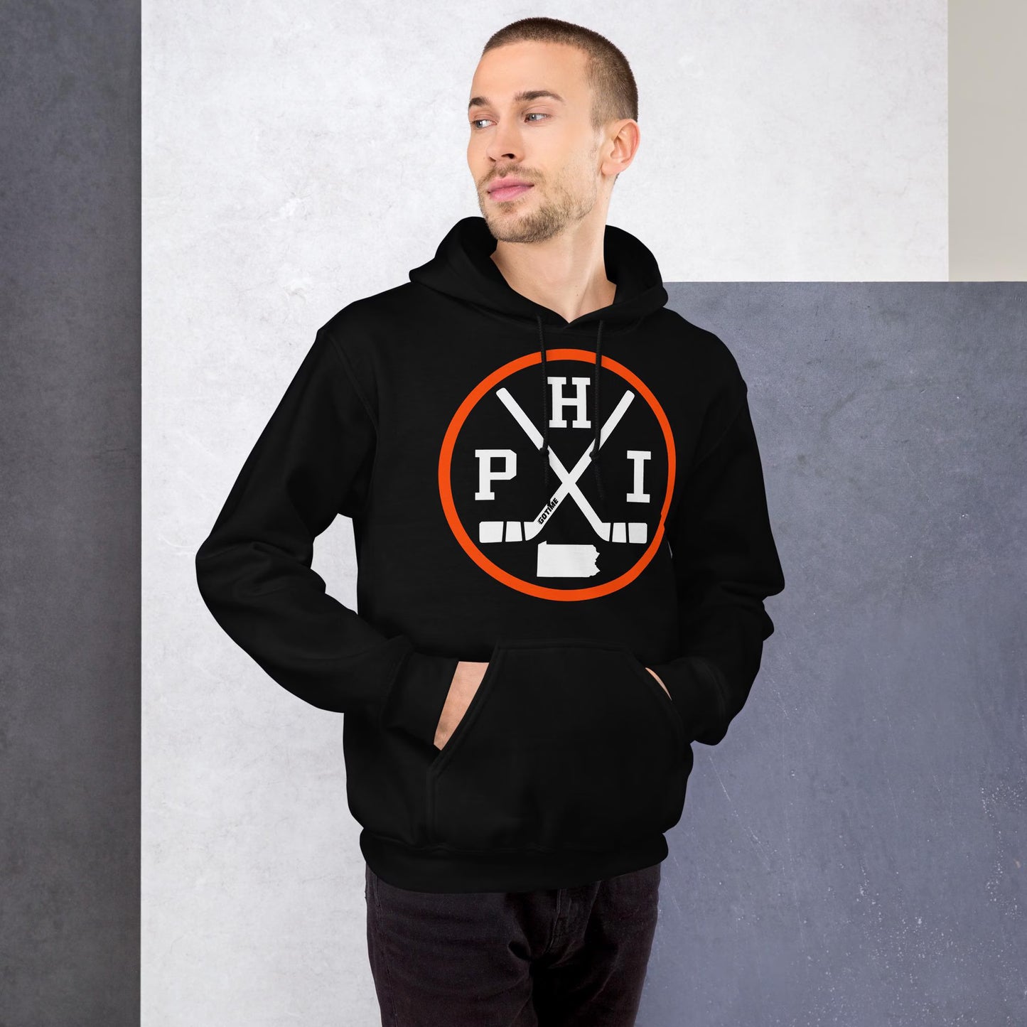 Retro Philadelphia Hockey Emblem Vintage PHI Sweatshirt Pullover Hoodie