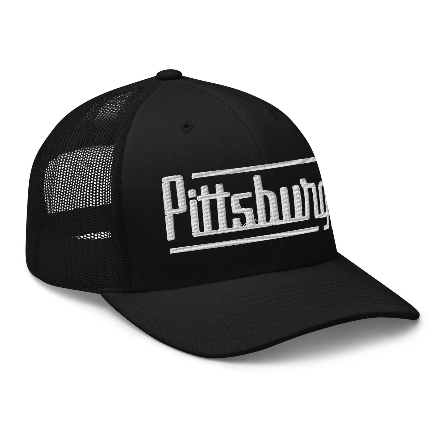 Retro Pittsburgh Trucker Cap Vintage Pittsburgh PA Trucker Hat