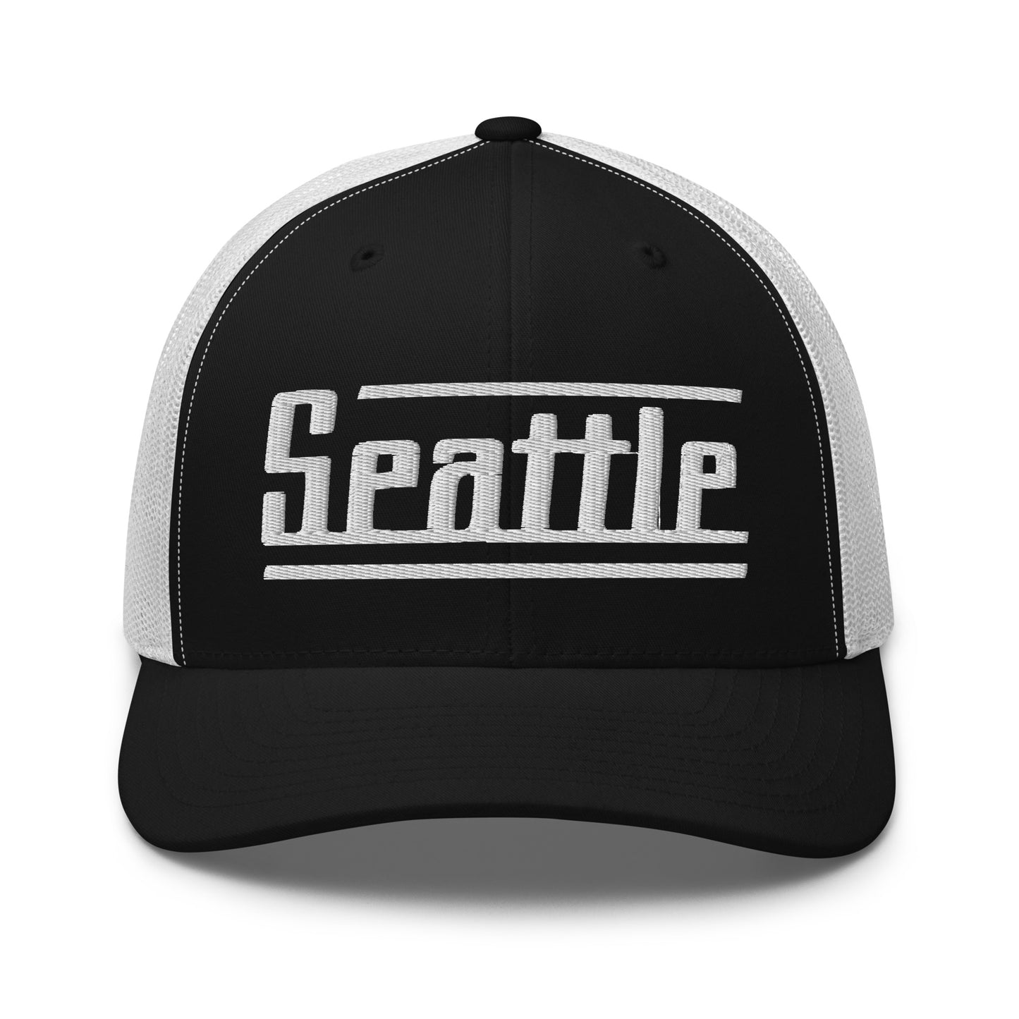 Retro Seattle Trucker Cap Vintage Seattle WA Trucker Hat