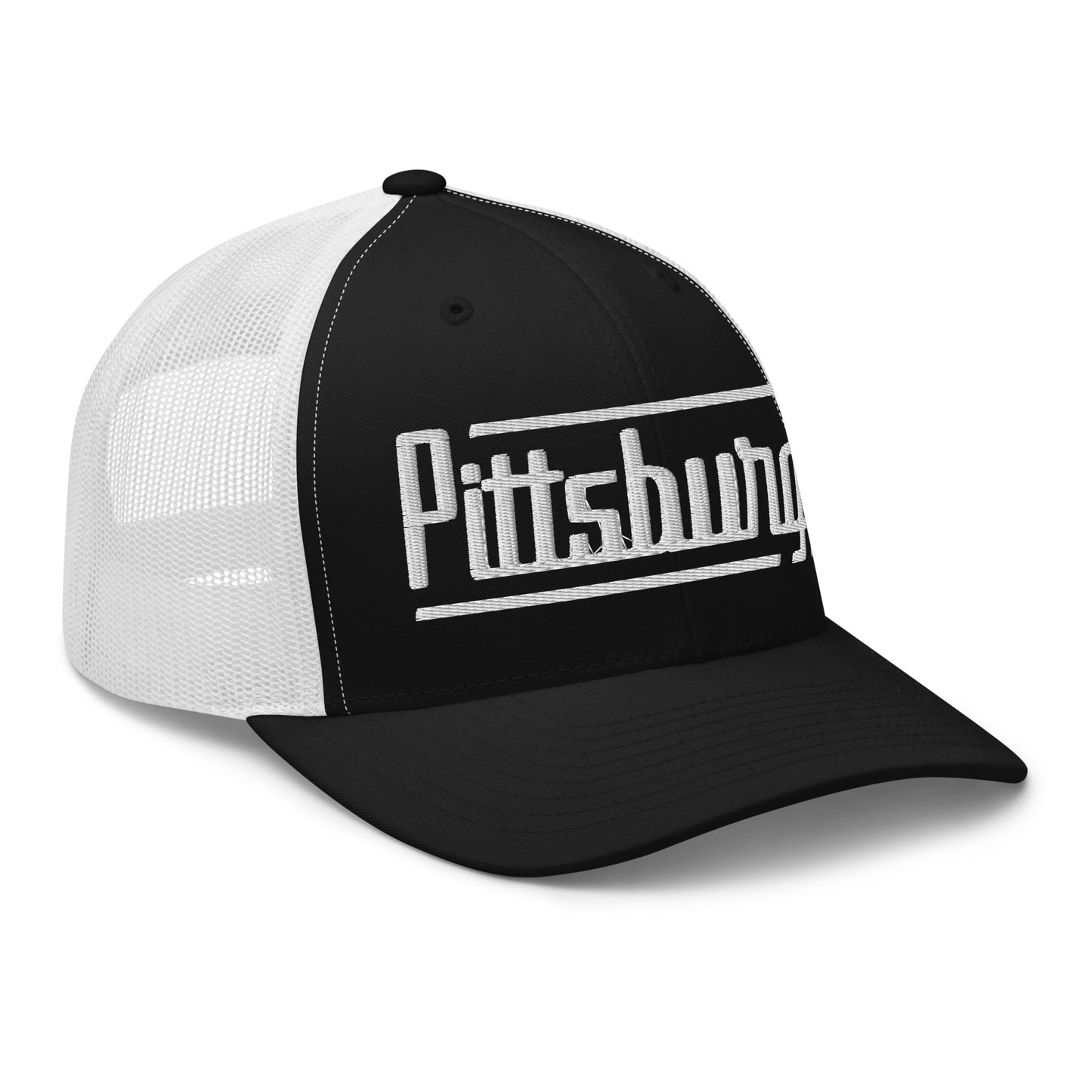 Retro Pittsburgh Trucker Cap Vintage Pittsburgh PA Trucker Hat