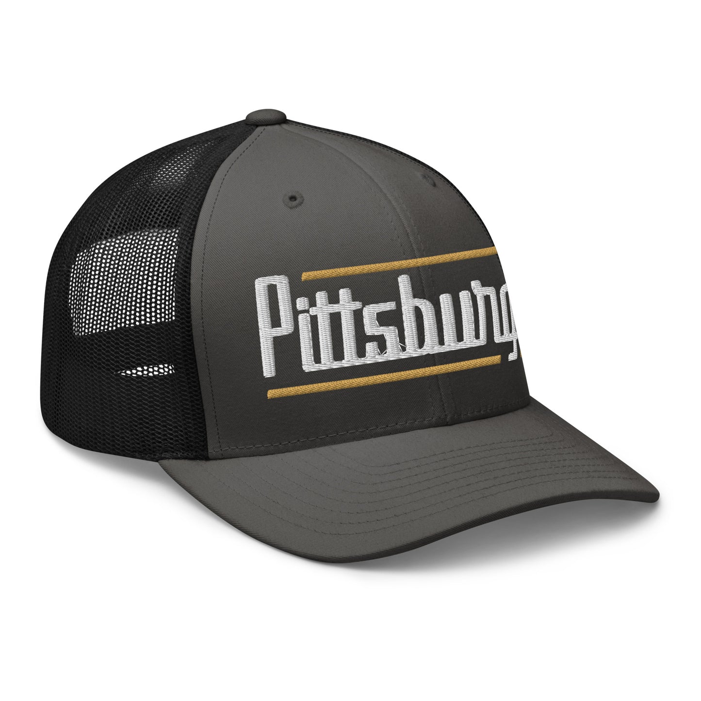Retro Pittsburgh Trucker Cap Vintage Pittsburgh PA Trucker Hat