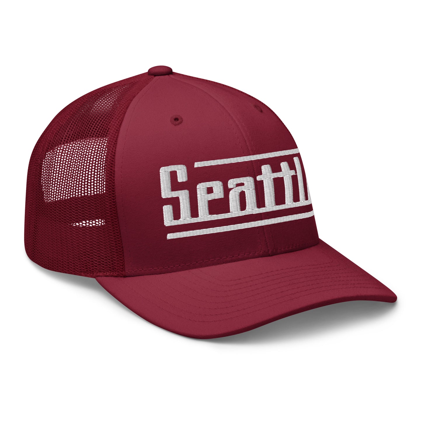 Retro Seattle Trucker Cap Vintage Seattle WA Trucker Hat