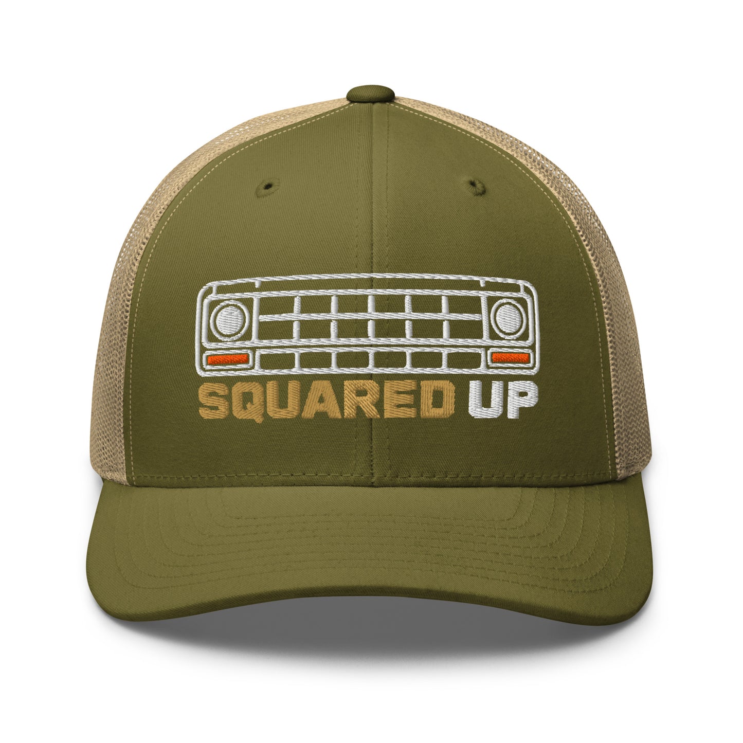 Squarebody Truck Hat Squared Up Grill Trucker Hat