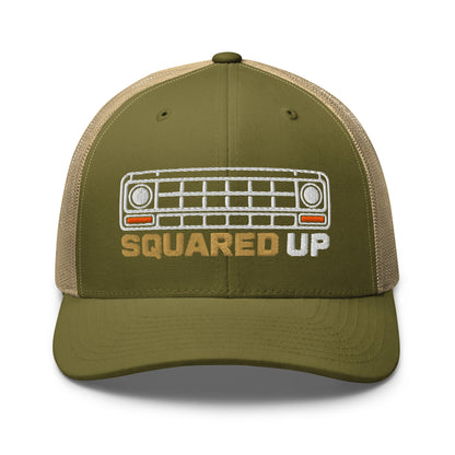 Squarebody Truck Hat Squared Up Grill Trucker Hat