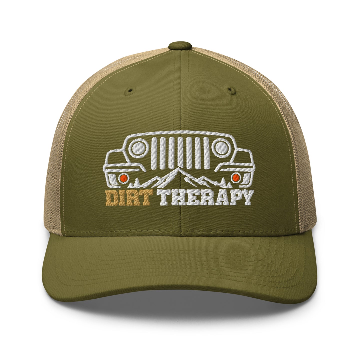 Dirt Therapy Off-Road 4x4 Hat Jeep-Inspired Trucker Hat