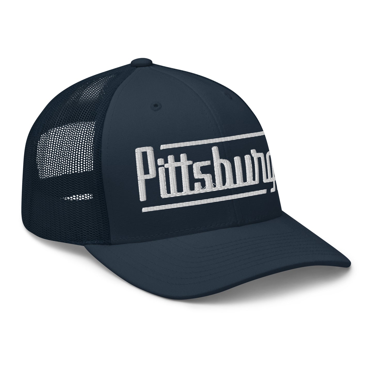 Retro Pittsburgh Trucker Cap Vintage Pittsburgh PA Trucker Hat