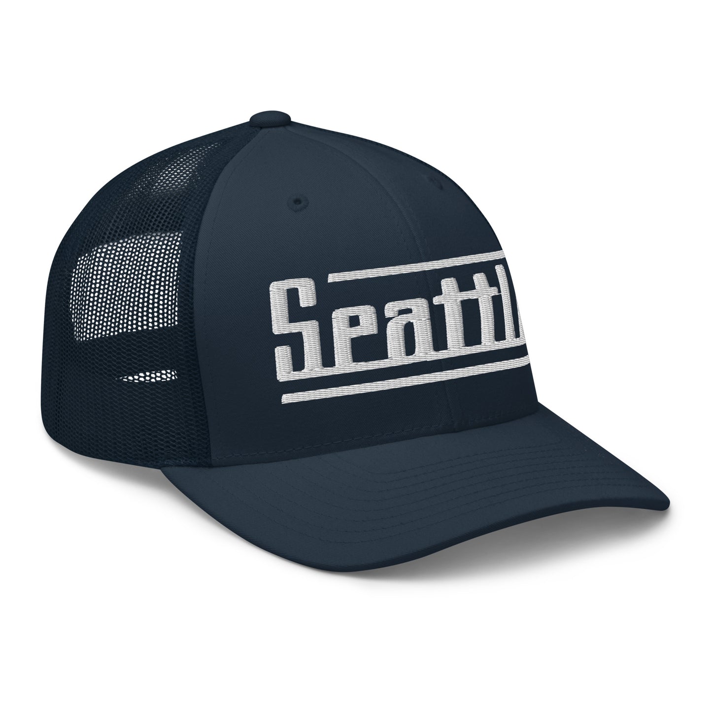 Retro Seattle Trucker Cap Vintage Seattle WA Trucker Hat