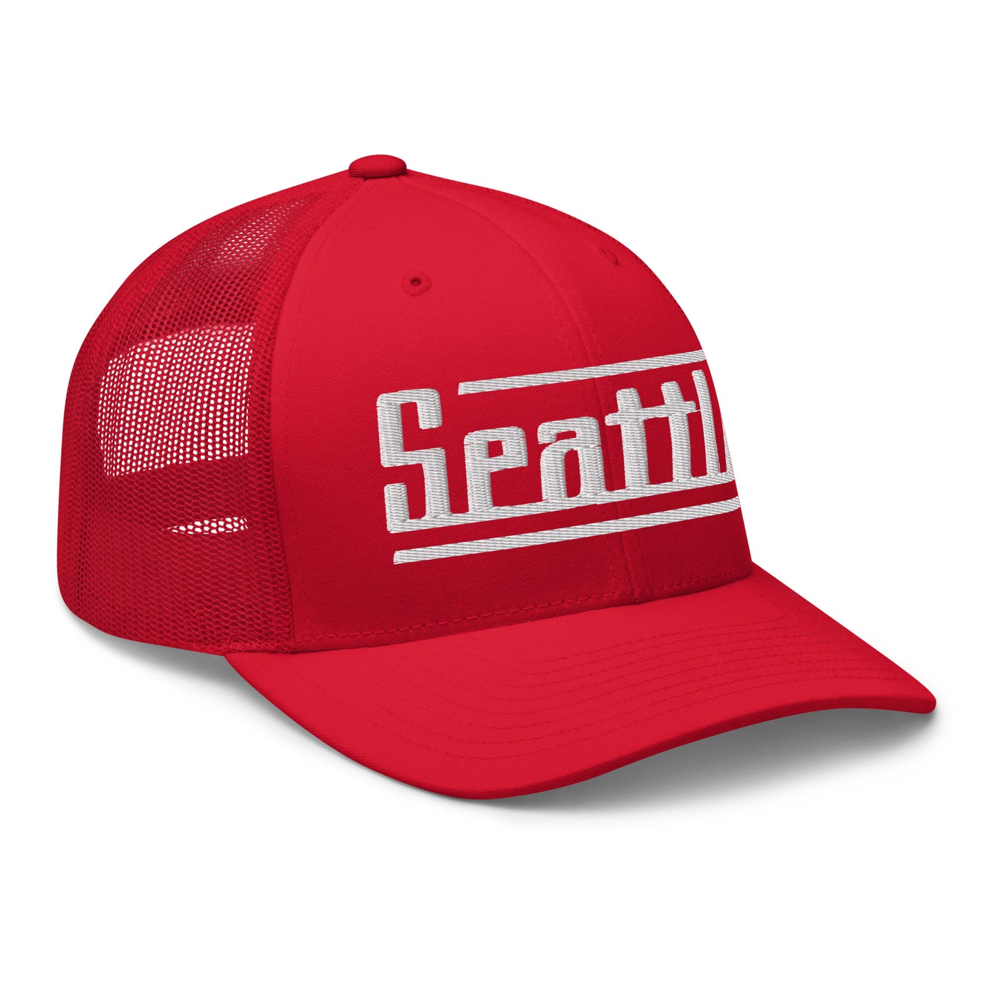 Retro Seattle Trucker Cap Vintage Seattle WA Trucker Hat