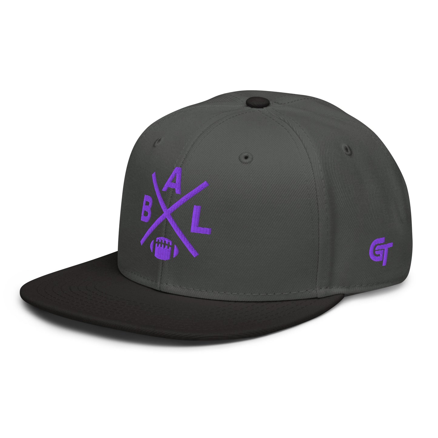 Baltimore Football Snapback Cap Retro BAL Football Cross Hat