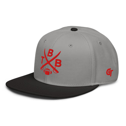 Tampa Bay Football Snapback Cap Retro TBB Football Cross Hat