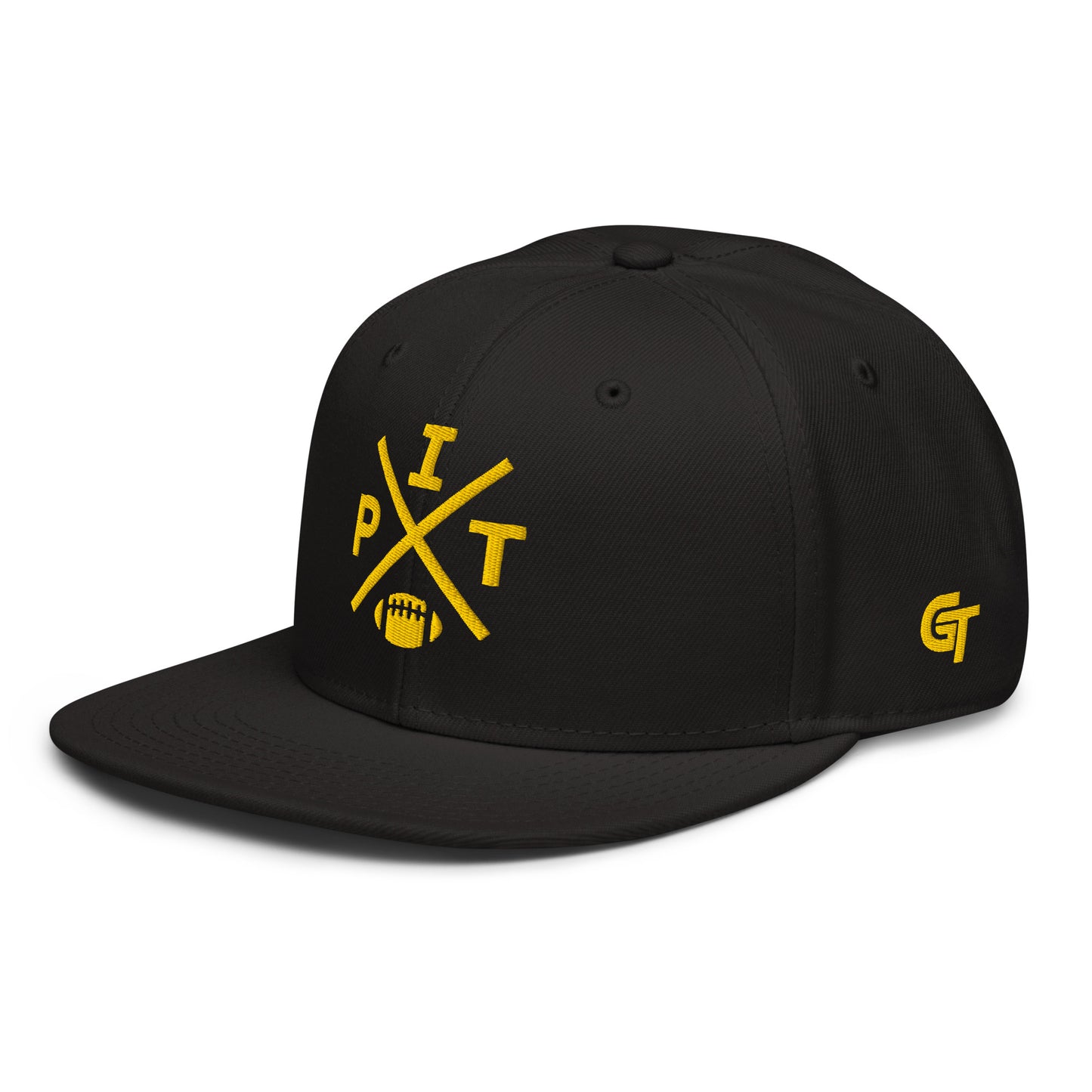Pittsburgh Football Snapback Cap Retro PIT Football Cross Hat