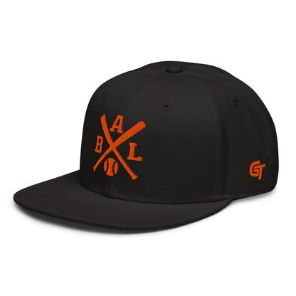 Baltimore Baseball Snapback Cap Retro BAL Baseball Bats Hat