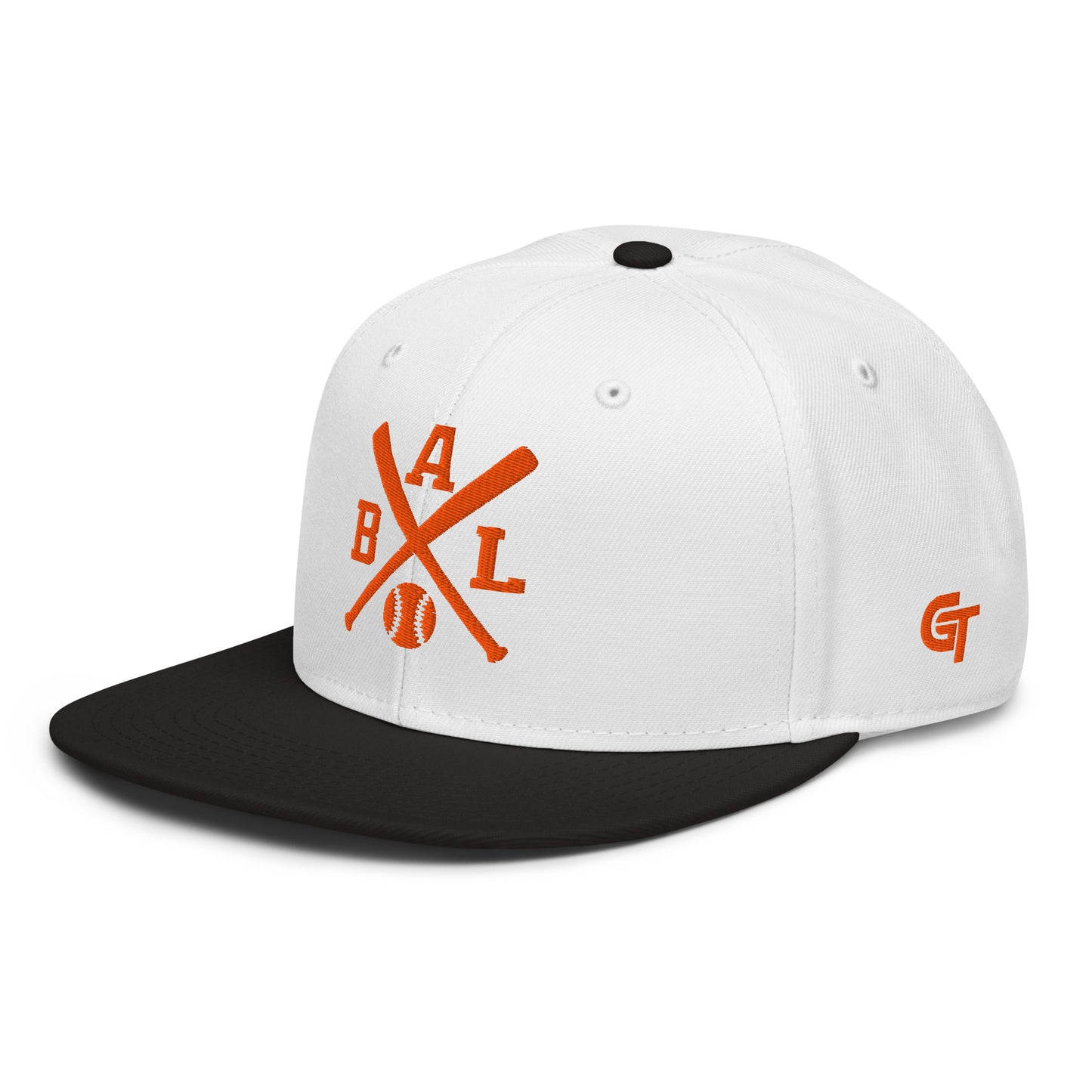 Baltimore Baseball Snapback Cap Retro BAL Baseball Bats Hat
