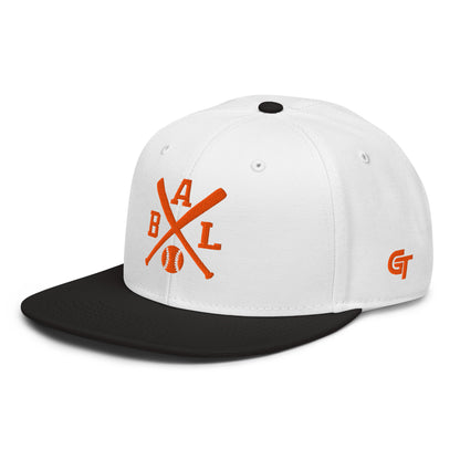 Baltimore Baseball Snapback Cap Retro BAL Baseball Bats Hat